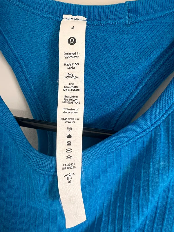 Lululemon Ebb To Street Racerback Crop Tank - Image 5
