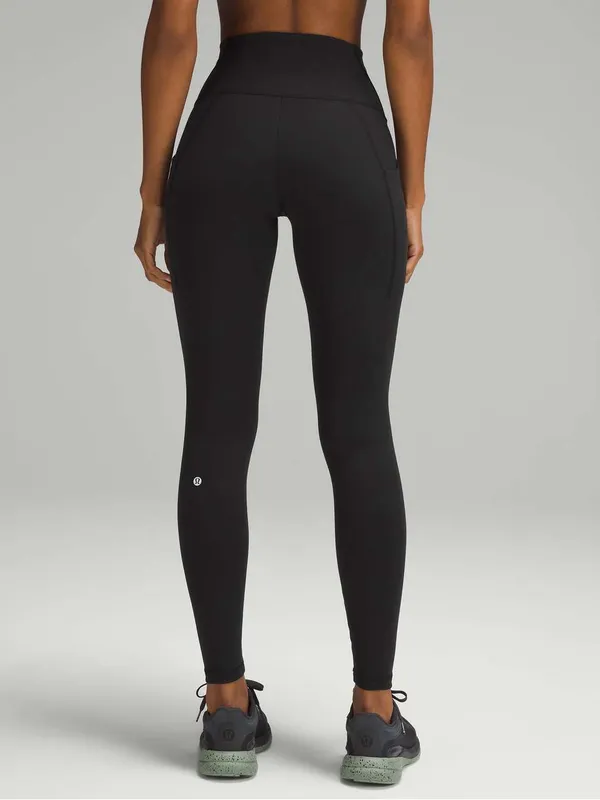 Lululemon Wunder Train High-Rise Tight with Pockets 28" Black Size 8 - Image 2