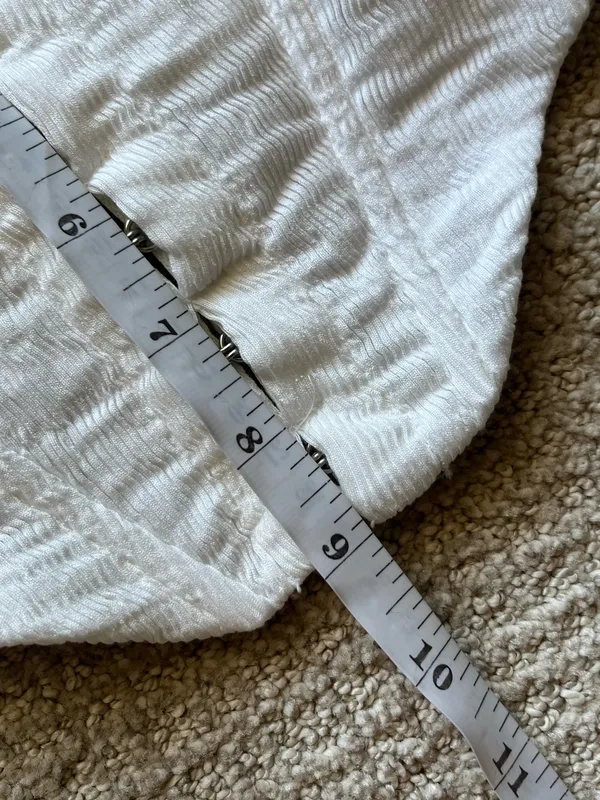 White Fox Boutique White Corset Crop Top XS - Image 6