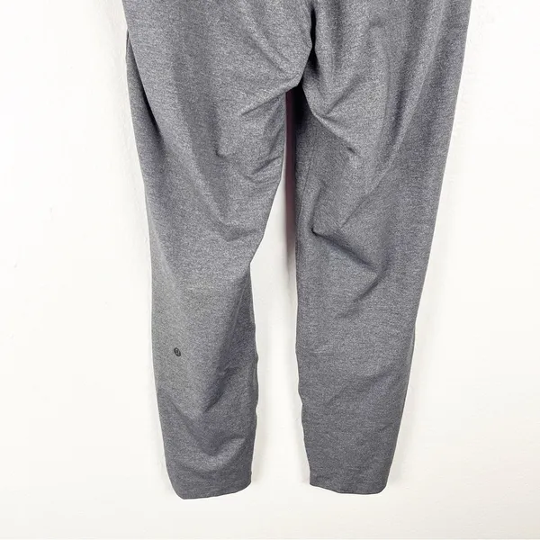 LULULEMON On The Fly Heathered Gray Drawstring Waist Pants 6 Casual Gym Neutral - Image 9