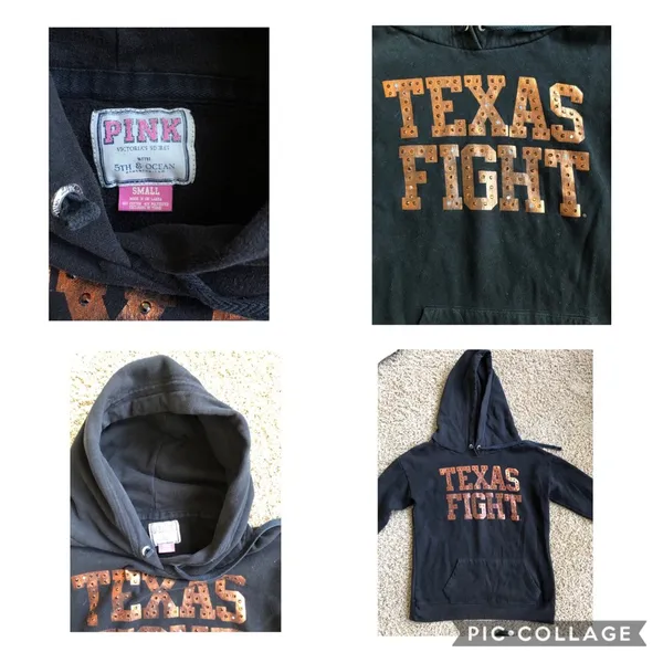 VS pink Texas Longhorns sweater Sz S - Image 7