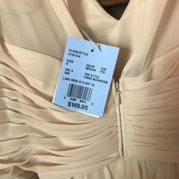 David’s Bridal Flutter Sleeve Bridesmaid Dress - Image 6