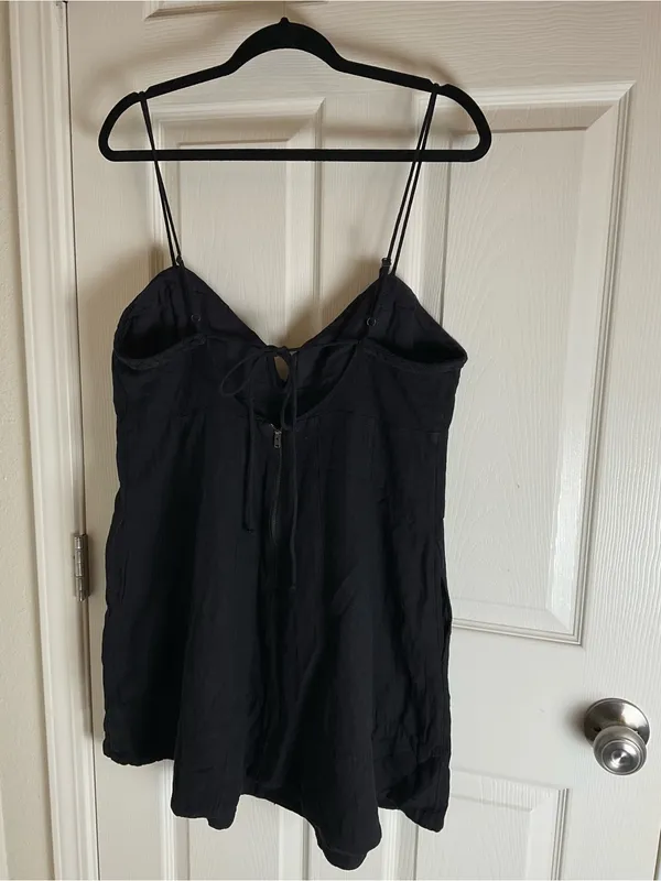 Free People Black Sleeveless Dress/Tunic - Size Large - Image 8