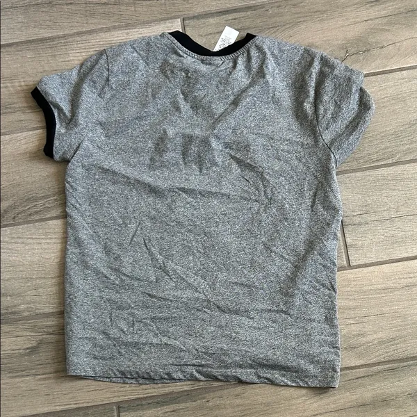 Disney Gray Tee with Red and Black Mickey Design - Image 4