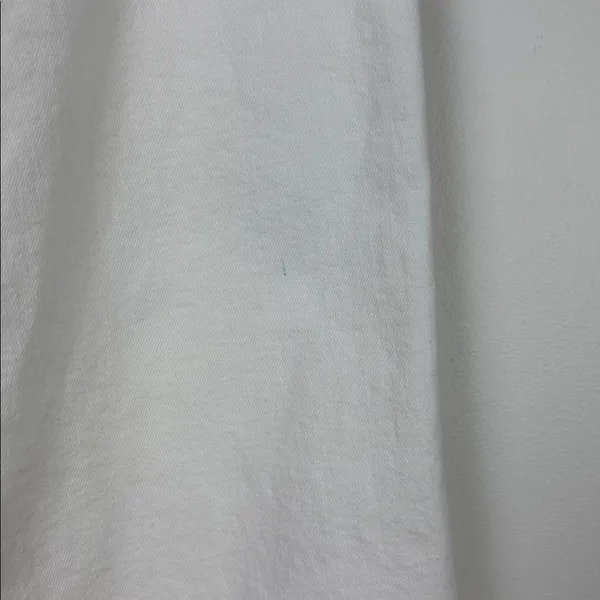 Zara Wide Leg High Rise White Jeans Women’s Size 6 Baggy Denim Relaxed Fit - Image 7