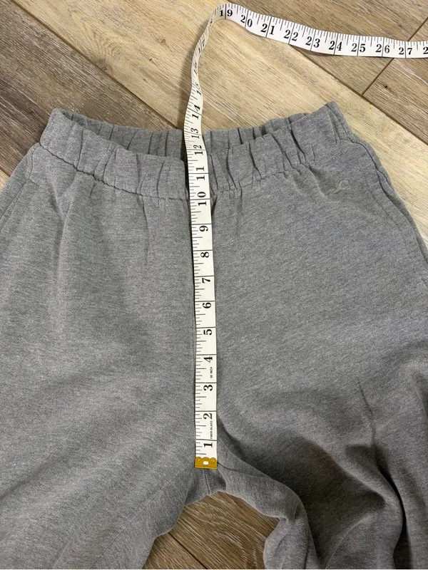 Hollister Gray Fleece Jogger Sweatpants NWOT - Image 6