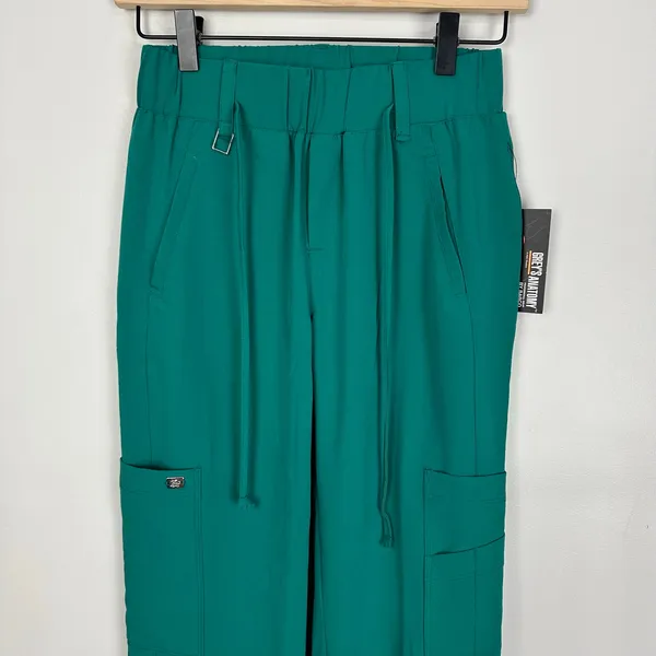 Grey's Anatomy Nursing Scrubs Professional Wear Barco Signature Green Size XXS - Image 3