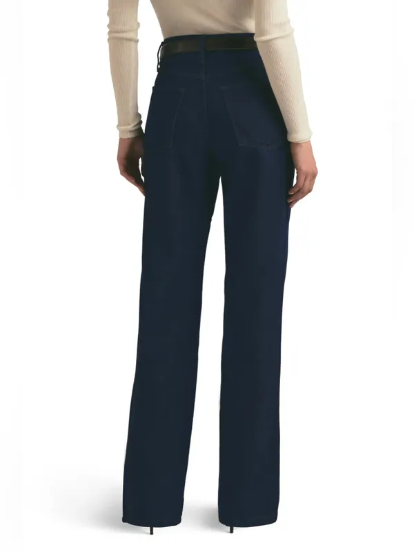 Favorite daughter The Jennifer Super High Waist Straight Leg Jeans dark wash 26 - Image 2