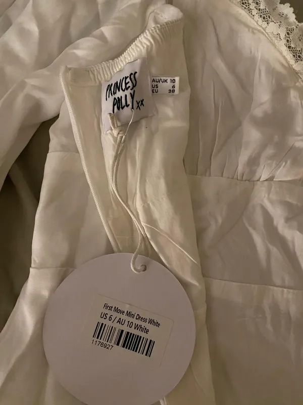 Princess Polly White Mini Dress - Image 4