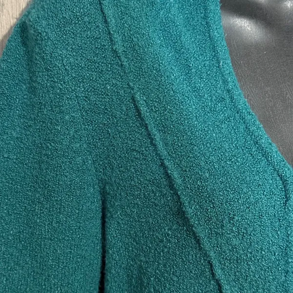 Royal Robbins Voyager Hooded Sweater Dress Lg Green Knit Henley Outdoor Gorpcore - Image 6