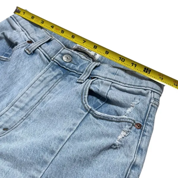 Abercrombie & Fitch 90s Straight Ultra‎ High Rise Denim Light Blue Capsule 6/28 - Image 9