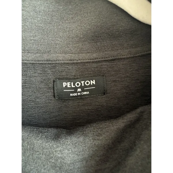 Peloton Dreamblend Mock Neck Crop Sweatshirt Gray M Athleisure Gorpcore Cozy - Image 5