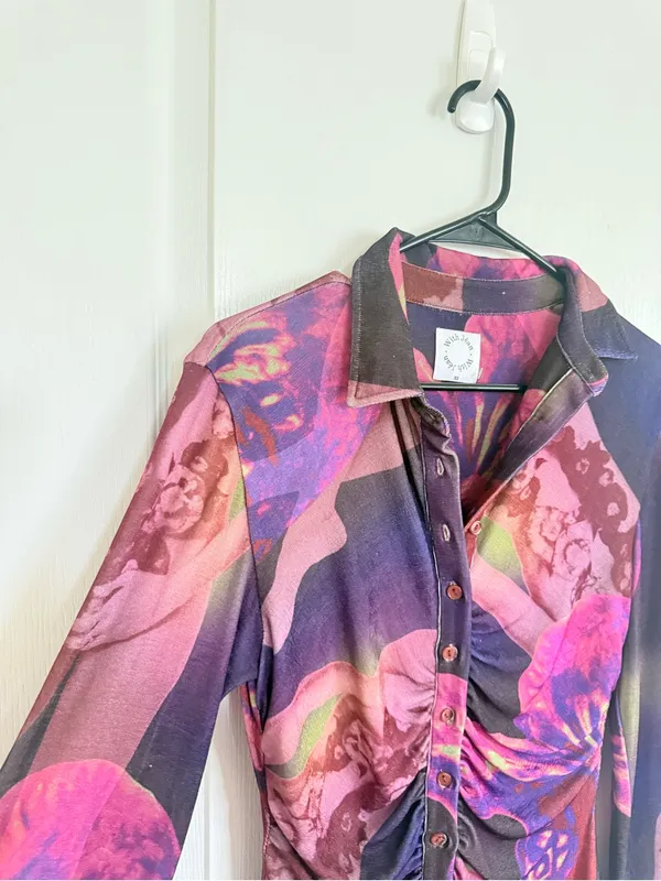 With Jeán Andy Dress in Flamboyant Anthurium Print - Image 4