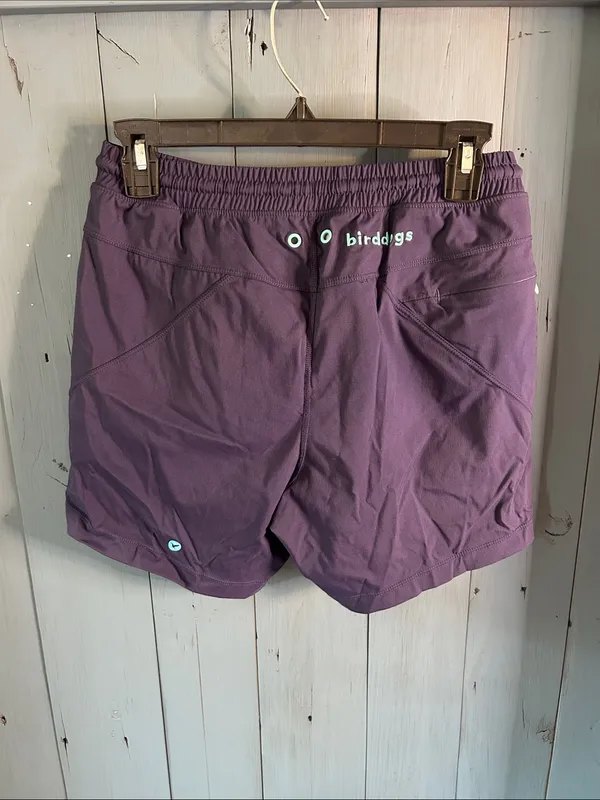 Birddogs Women's Navy Blue Athletic Drawstring Shorts | Size Small Purple - Image 2