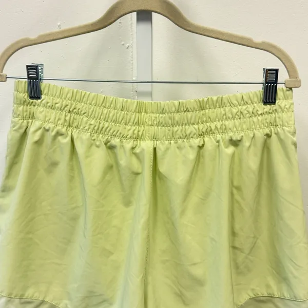 Layers 8 Womens Qwick-Dry Running Shorts Lime Green High Rise Lined XL Athletic‎ - Image 4