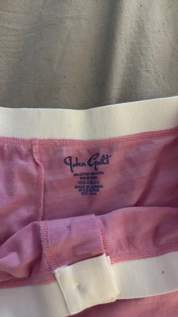 John Galt pink striped pajama boyshorts - Image 2