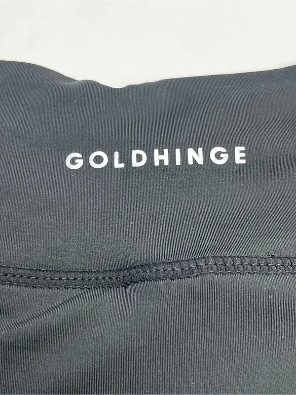 Goldhinge Black Pleated Tennis Skirt Skort Athletic Athleisure Womens Large - Image 4