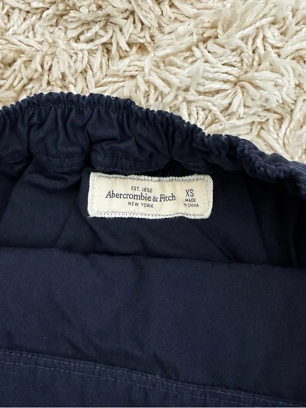 Abercrombie & Fitch Dark Blue Lace Mini Skirt - Image 5