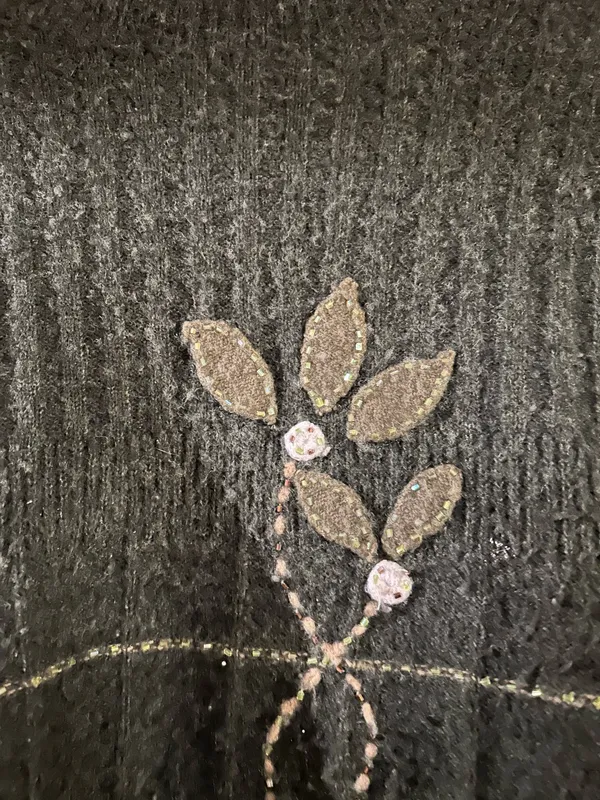 Vintage knit sweater Green - Image 3