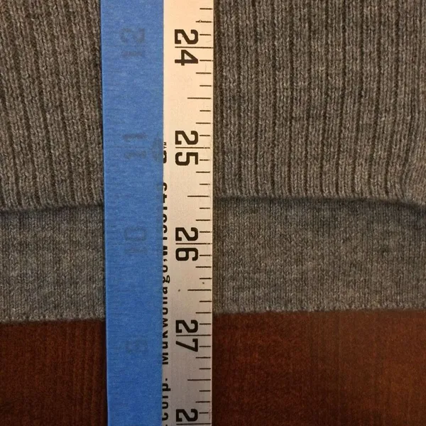 Gap merino wool blend gray long cardigan small button up career - Image 2