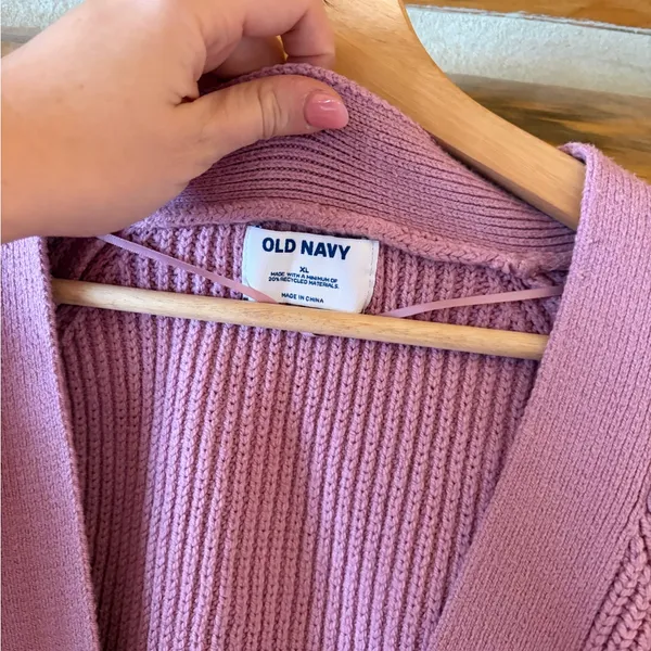 Old Navy Relaxed Cardi Rose size XL - Image 4