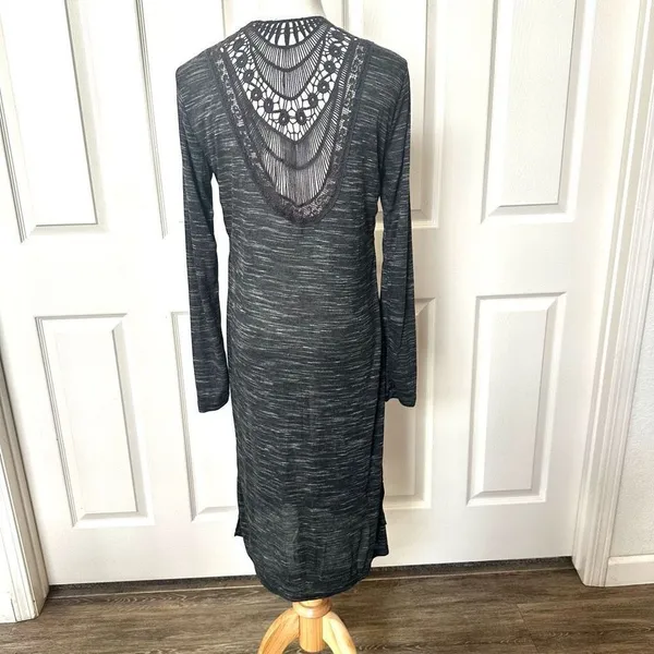 Ambiance long open cardigan Gray Size L - Image 4