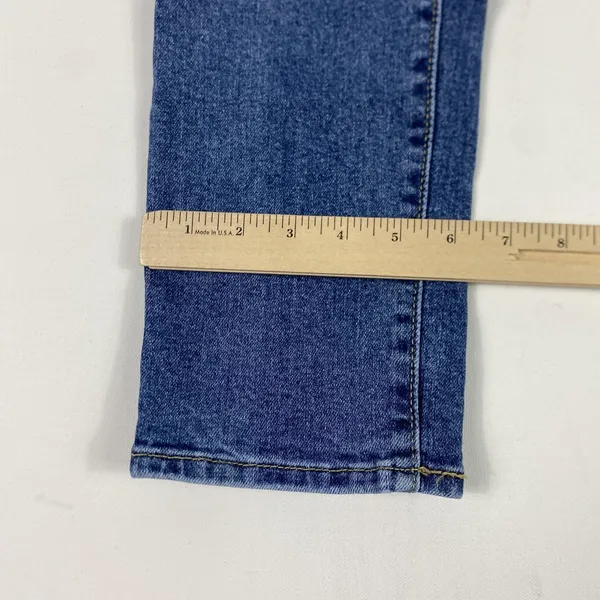 Levis Jeans Womens W25 L26 Blue Wedgie Straight High Rise Button Fly Denim‎ - Image 2