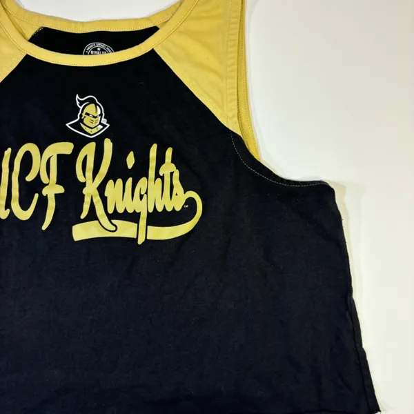 UCF Knights Black and Yellow Crop Top - Image 5