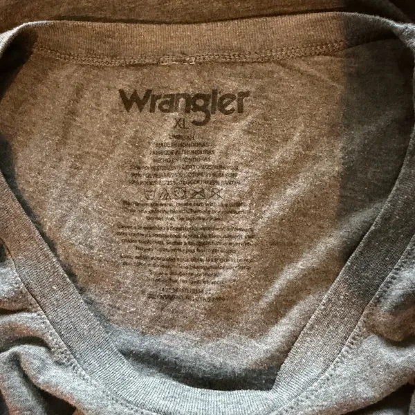 Wrangler Rhinestone Embellished ‘Tough’ Shirt Womans X - Image 3