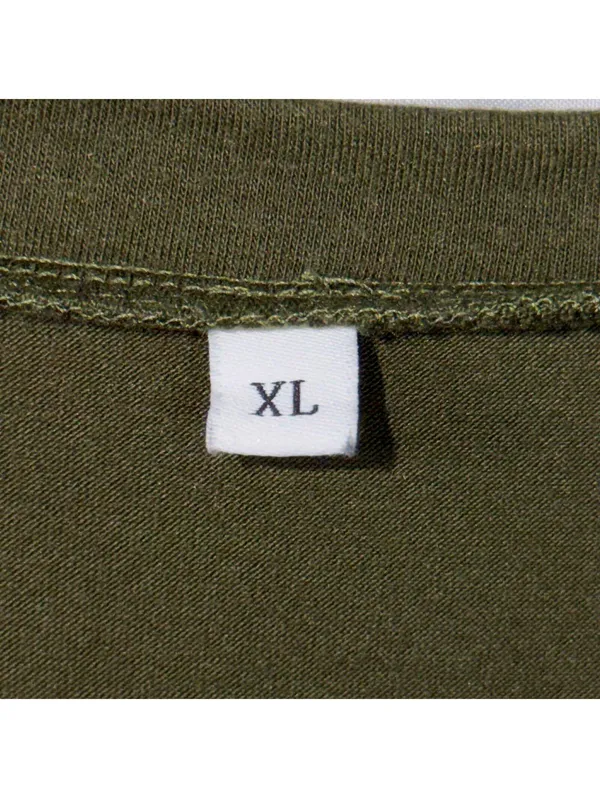 Womens XL Olive Green V Neck Pocket Tee Rolled Sleeve Stretch Casual Oversized T - Image 5