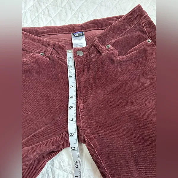 Patagonia Women’s Maroon Corduroy Pants size 28 - Image 8