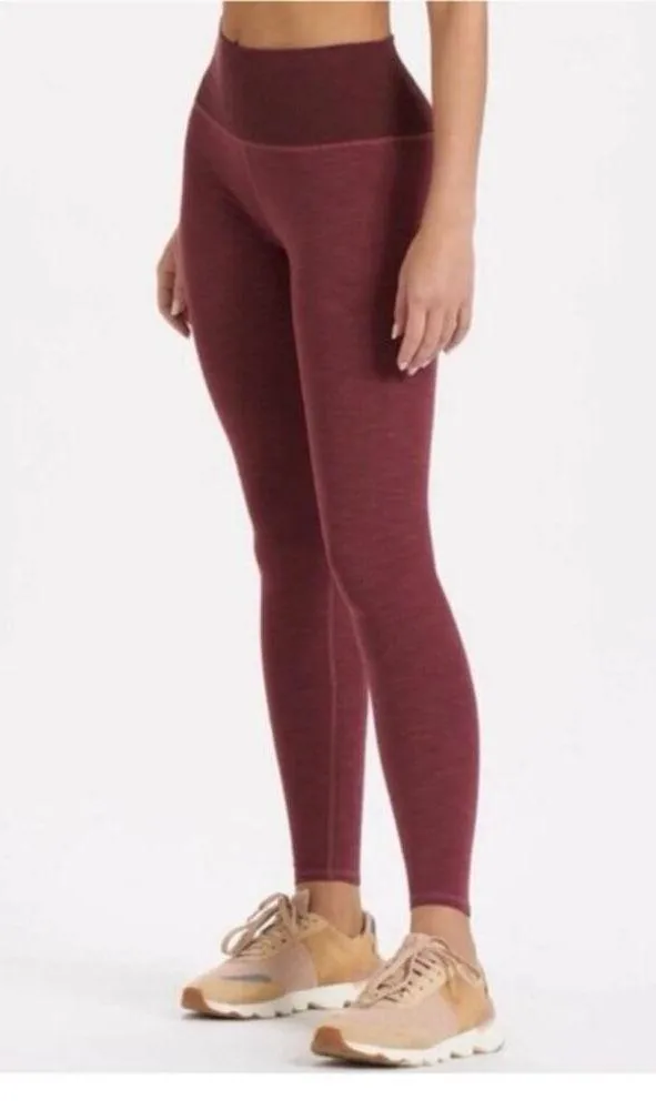 Vouri Lux Rib Studio Legging Desert Rose Heather - Image 5
