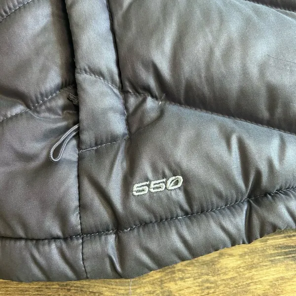 North Face 550 Puffer Vest Goose Down Metallic Purple Women's Small Nylon Zip - Image 3