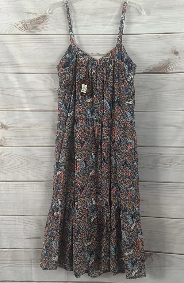 Tiered A Line Cotton Dress - Image 6