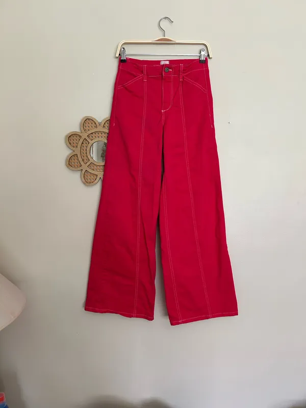 Maeve wide leg high rise pants - Image 2