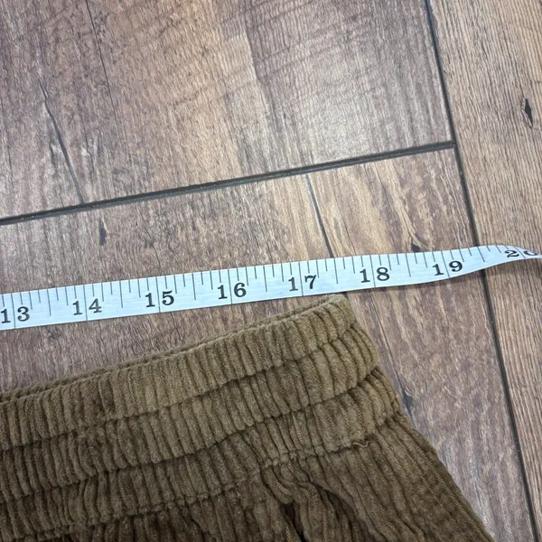 Old Navy High-Waisted Pull-On Corduroy Pants Wide Leg Womens Large Tall LT Brown - Image 5