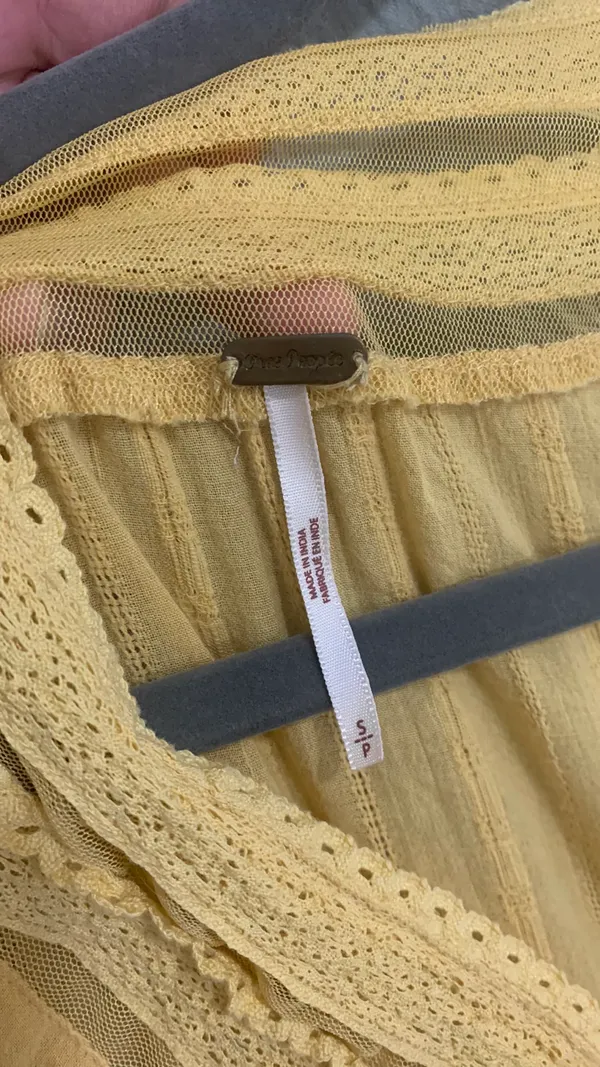 Free People Yellow Top - Image 2