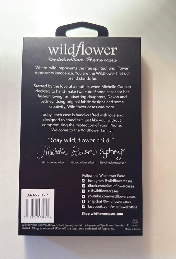 New Wildflower Phone Case - Image 2