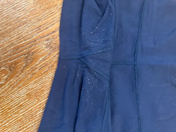 Navy Blue Cropped Leggings - Image 7