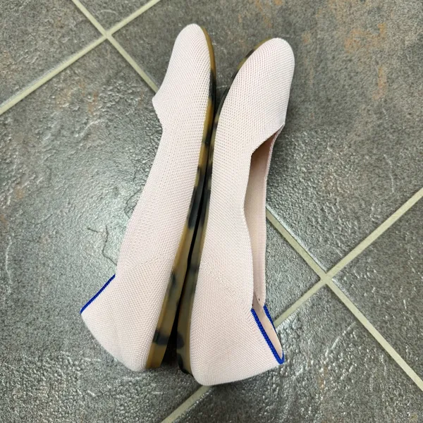 Rothy's The Flat Womens Shoes Round Toe Slip On Knit Ballet Light Pale Pink 9 - Image 16