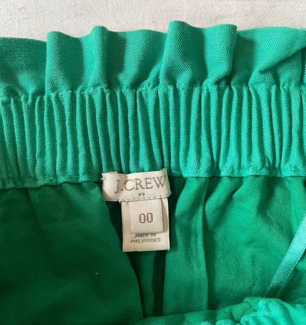 J.Crew Factory Women’s 00 Kelly Green City Skirt - Image 4