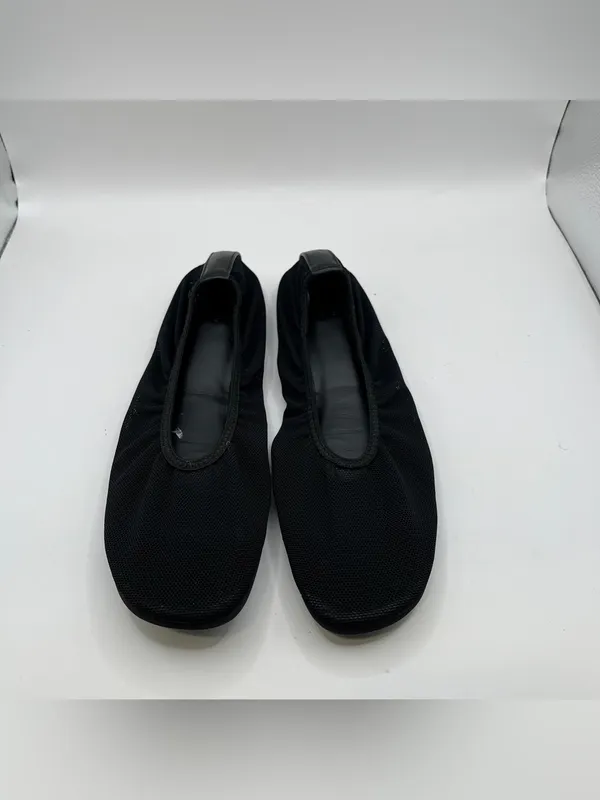 Reformation Marcadet knit ballet flat breathable black mesh upper minimalist 5.5 - Image 3