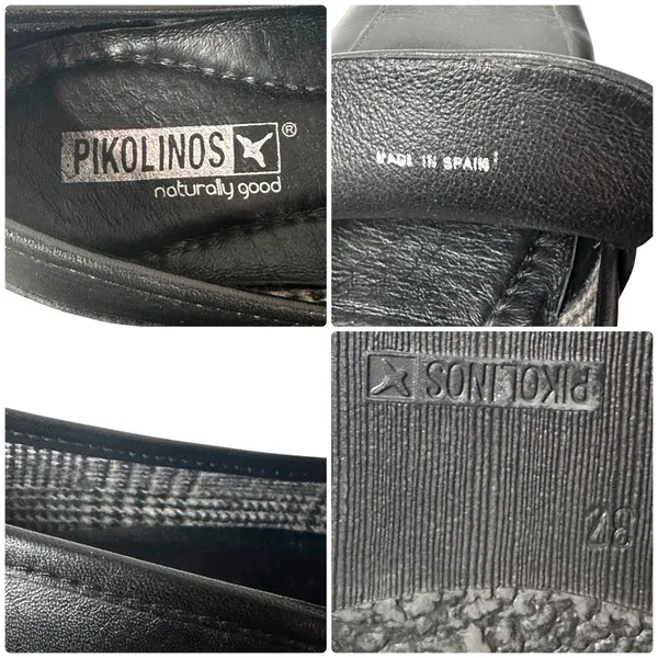 Pikolinos black studded leather loafers — estimated size 7–7.5 - Image 6