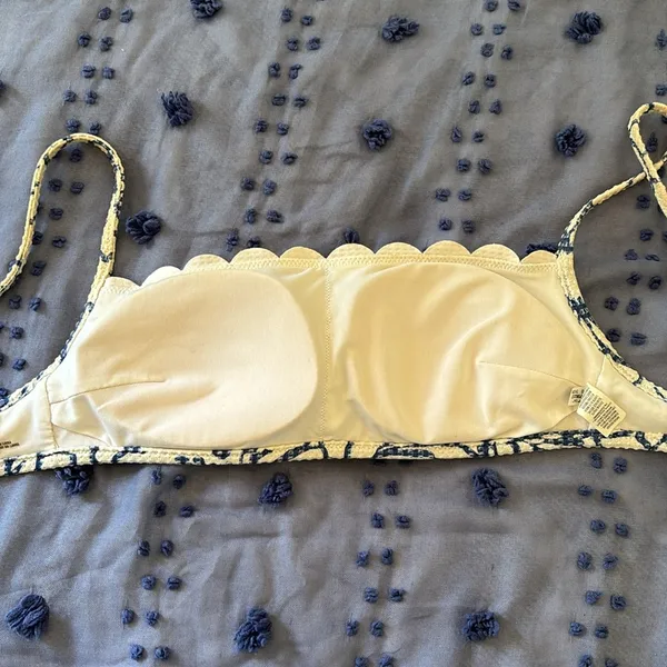 Aerie Scalloped Bandeau Swim Top - Image 4