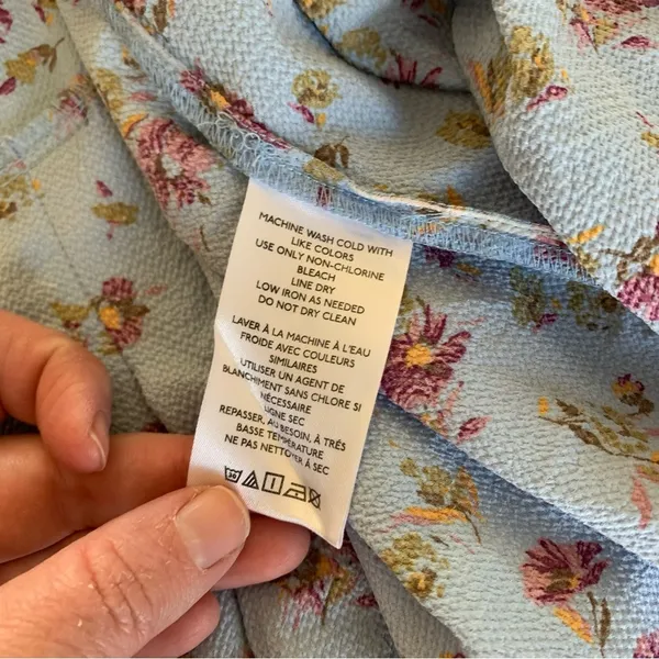 Urban Outfitters NWT Blue Floral Dress S - Image 7