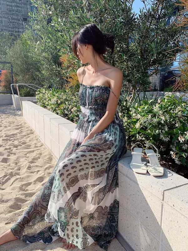 ZARA Floral Maxi Dress - Image 2