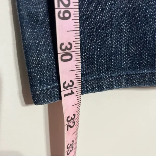 7 For‎ All Mankind The Lexie Women's 27 Petite Dark Wash Blue Denim Bootcut Jean - Image 7