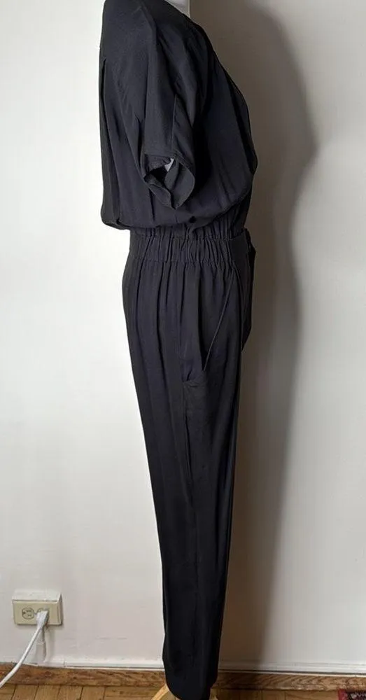 Urban Outfitters Silence + Noise Black Belted Jumpsuit - Image 4