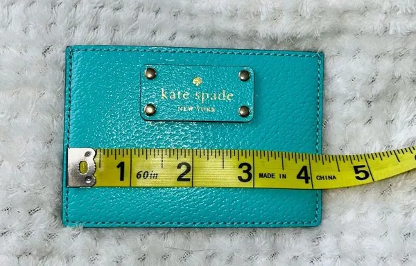 Kate Spade Card Holder Robin Egg Blue - Image 6