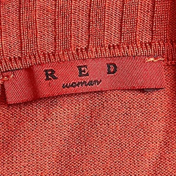Red Woman Reddish Orange Open Front Knit Cardigan 3X - Image 9
